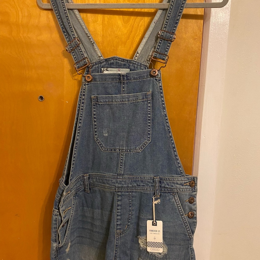 Forever 21 Jean short overalls
